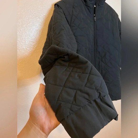 ADIDAS Lightweight Black Quilted Puffer Jacket Womans L Black - Picture 4 of 6